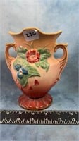 Hull Art Pottery Double Handle Wildflower Vase