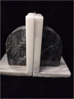 Pair of Marble Book Ends