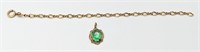2 Pcs Late 1950s Lestage 12KGF Bracelet & Pendant