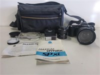 Minolta Maxxun Dynax Camera w/ Bag