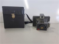 Polaroid Land Camera w/ Case, Vintage