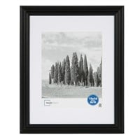 SE3542 11x14 Matted to 8x10 Picture Frame, Black