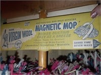 Vtg Virgin Wool Magnetic Mop