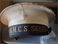 H.M.C.S. Skeena WWI Royal Canadian Navy Hat