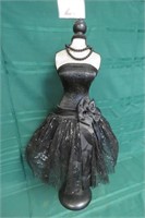 Mannequin Stand 28" Tall - Black Gown