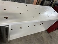 Work Bench/Display Table with Chrome Legs and