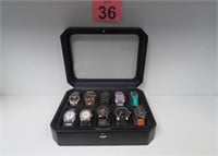 Very Nice Case Of Watches - All Working