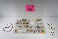 Tray Full Of Pendants & Charms