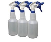 3 pack Impact 24 oz. Spray Bottle with Trigger