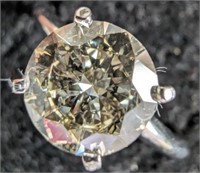 $4500 14K  2.6G, Lab Grown Diamond 1.60Ct Ring