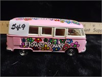 Die-Cast 1962 Flower Power VW Bus