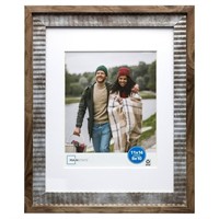 SE3541 11x14 Matted to 8x10 Rustic Picture Frame