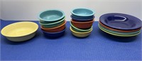 Fiesta Bowls ! Assorted Sizes , Colors  15 Pcs