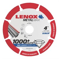 4.5 x .87 in.  Lenox Tools LENOX DIAM CUTOFF WHEEL