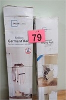 Rolling Garment Rack & Over Sized Drying Rack