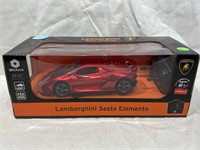 NIB Lamborghini Sesto Elemento R/C Car 1/24 Scale