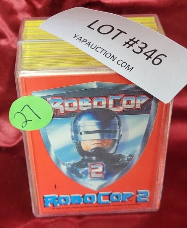 COMPLETE SET OF ROBOCOP SERIES 1 & 2 CARDS