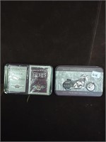 Harley Davidson Collector's Tin & Playing Cards