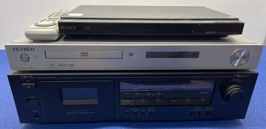 Sony , Samsung DVD Player , Nakamichi CR-1A 2
