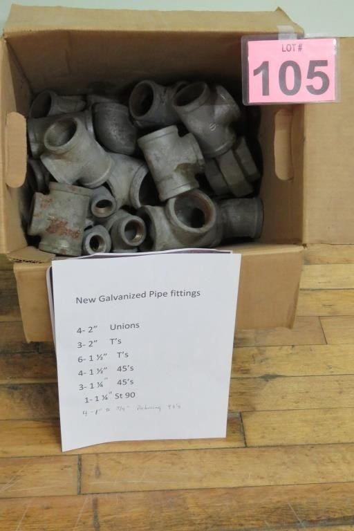 Galvanized Pipe Fittings - New