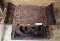 ORNATE CARVED BENCH SEAT