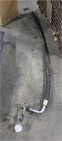 Hydraulic Hose With Gauge   5ft
