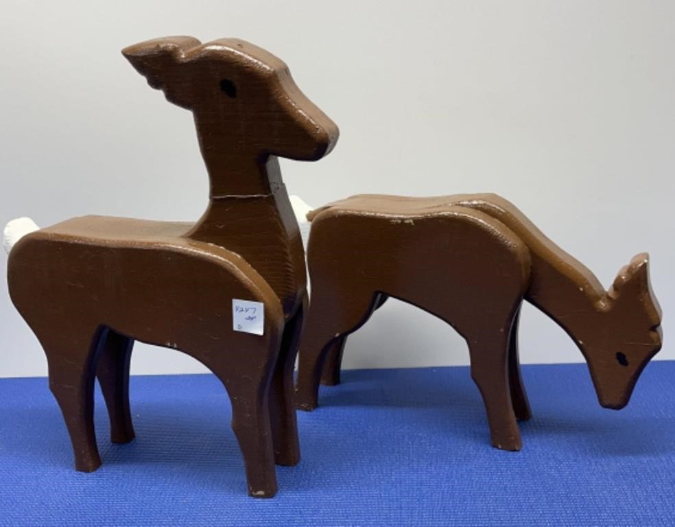 Hand Made Deer , 2 Pcs