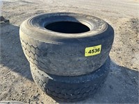 (2) 425/65R22.5 Tires