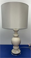 Creme Color Table Lamp with Shade
