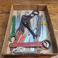 ASSORTED SHOP WRENCHES