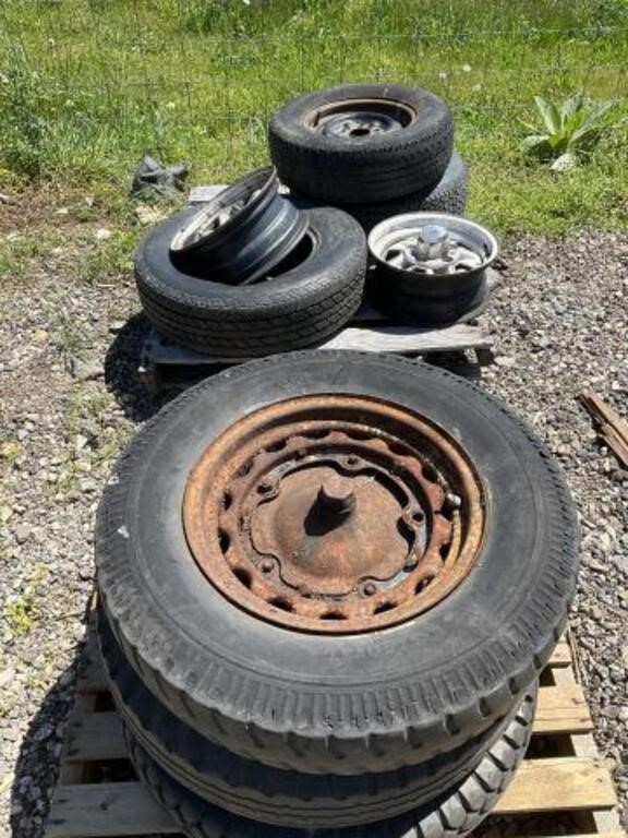 Miscellaneous rims and tires