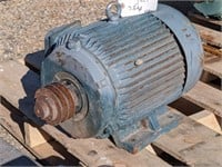 Leeson 7.5 HP Motor, 3 Phase, tested as Good, TAX