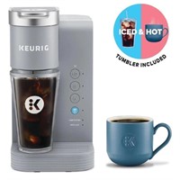 New Keurig K-Iced Essentials Gray Iced and Hot