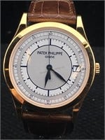 18k Gold Patek Philippe Watch Calatrava 5296r 38mm