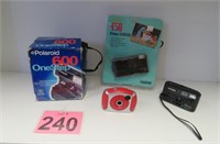 Cameras - w/ Instant Polaroid - 35mm
