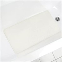 New Rubber Bathtub Mat, White, 16" x 28