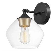 New Harrow 1-Light Matte Black Wall Sconce with