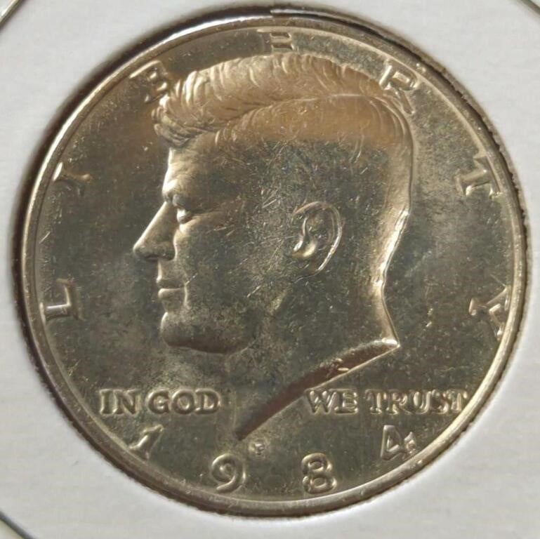 Uncirculated 1984 P. Kennedy half dollar