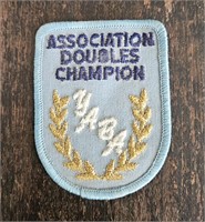 Association Doubles Champion YABA Bowling Patch