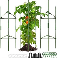 F.O.T Sturdy Garden Plant Support Stakes 3-Sets