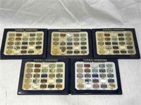 5 NIB natural gemstone specimen collection