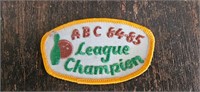 1984 -85 ABC League Champion Bowling Patch