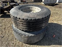 (2) 425/65R22.5 Tires