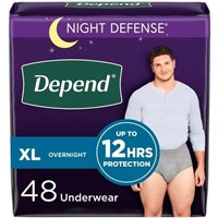 Depend Night Defense Incontinence Disposable