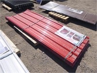 Red Polycarbonite Roof Panels