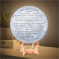 New Engraved 3D Moon Lamp for Wife,Personalized