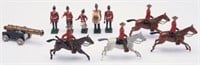 Lot of 10 Britains Ltd. Toy Lead Soldiers.
