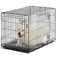 New Life Double Door Metal Wire Dog Crate