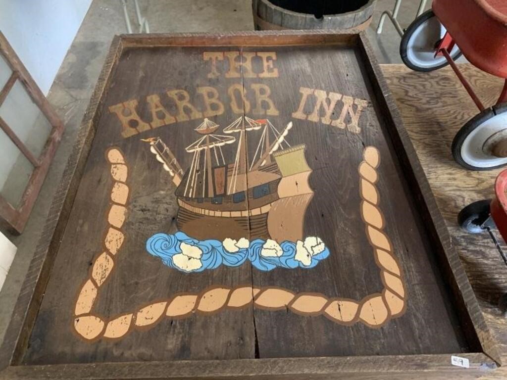 WOODEN HAND PAINTED SIGN