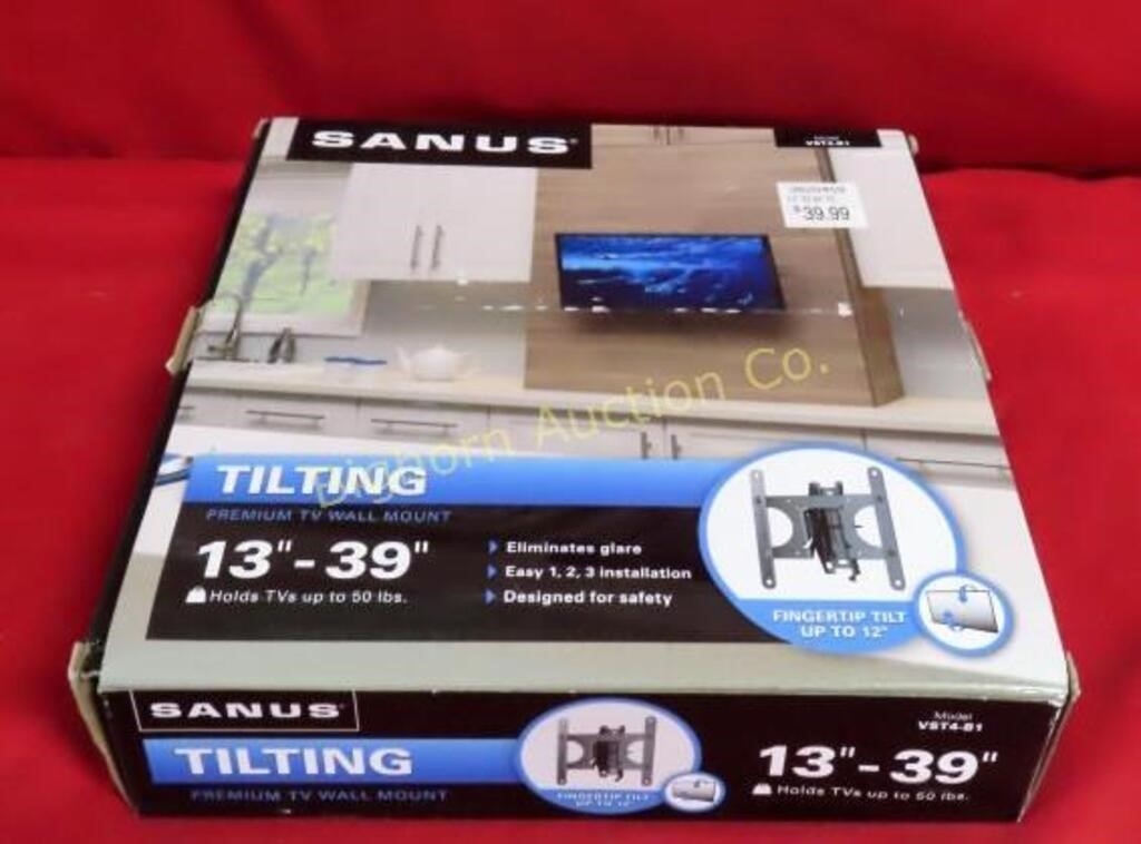 New Sanus Tilting TV Wall Mount 13"-39"